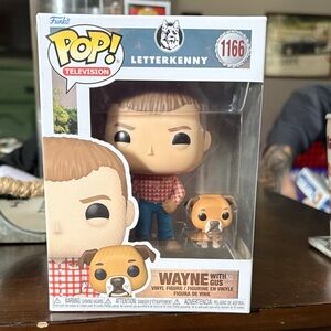 Funko Pop! Letterkenny Wayne with Gus in Red Checkered Shirt